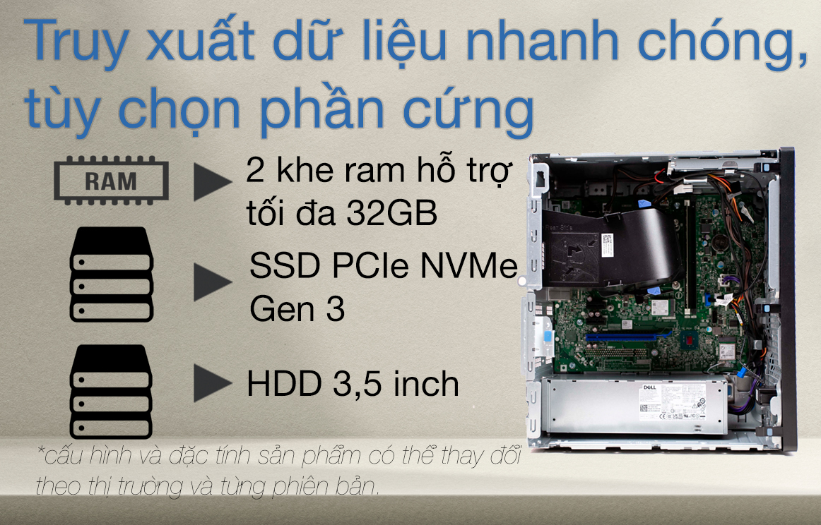 PC Dell OptiPlex 3080 MT 3080MT-i310100-4G1TB 3 