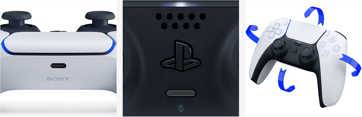 Tay cầm chơi Game Sony PS5 DualSense Đỏ Đen vẫn còn các tính năng quen thuộc