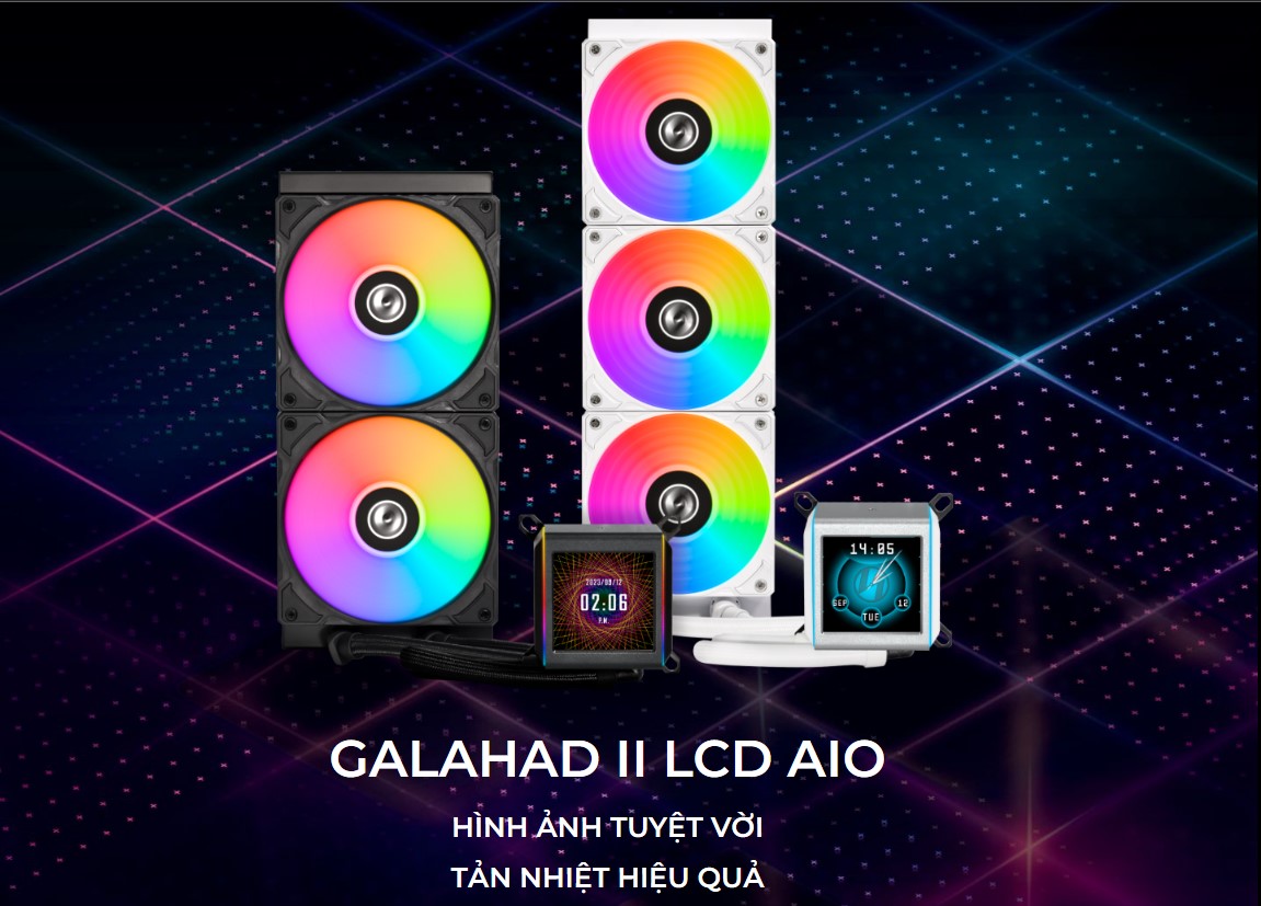 Tản nhiệt nước LIAN LI GALAHAD II LCD SL-INF 360 White