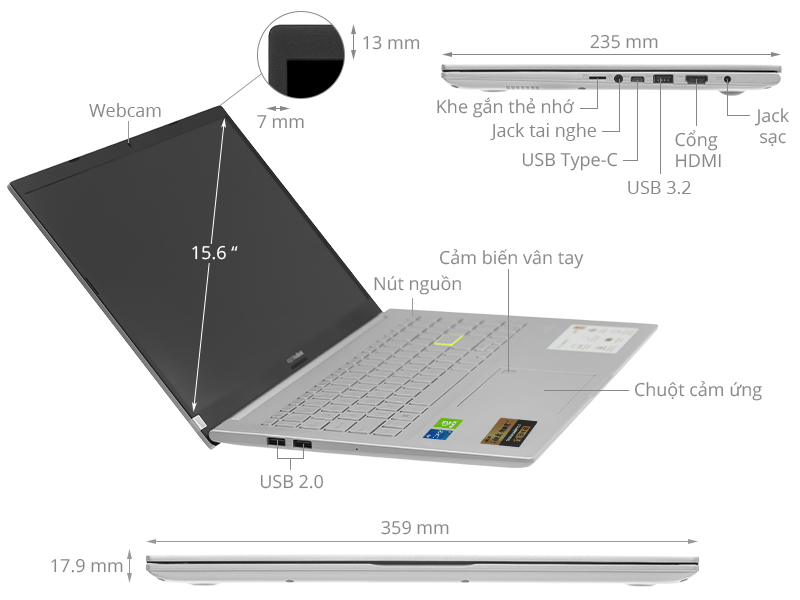 Laptop Asus VivoBook A515