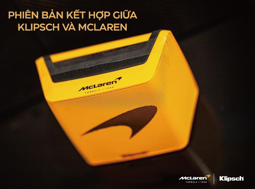 Loa di động Klipsch Groove McLaren - Màu vàng