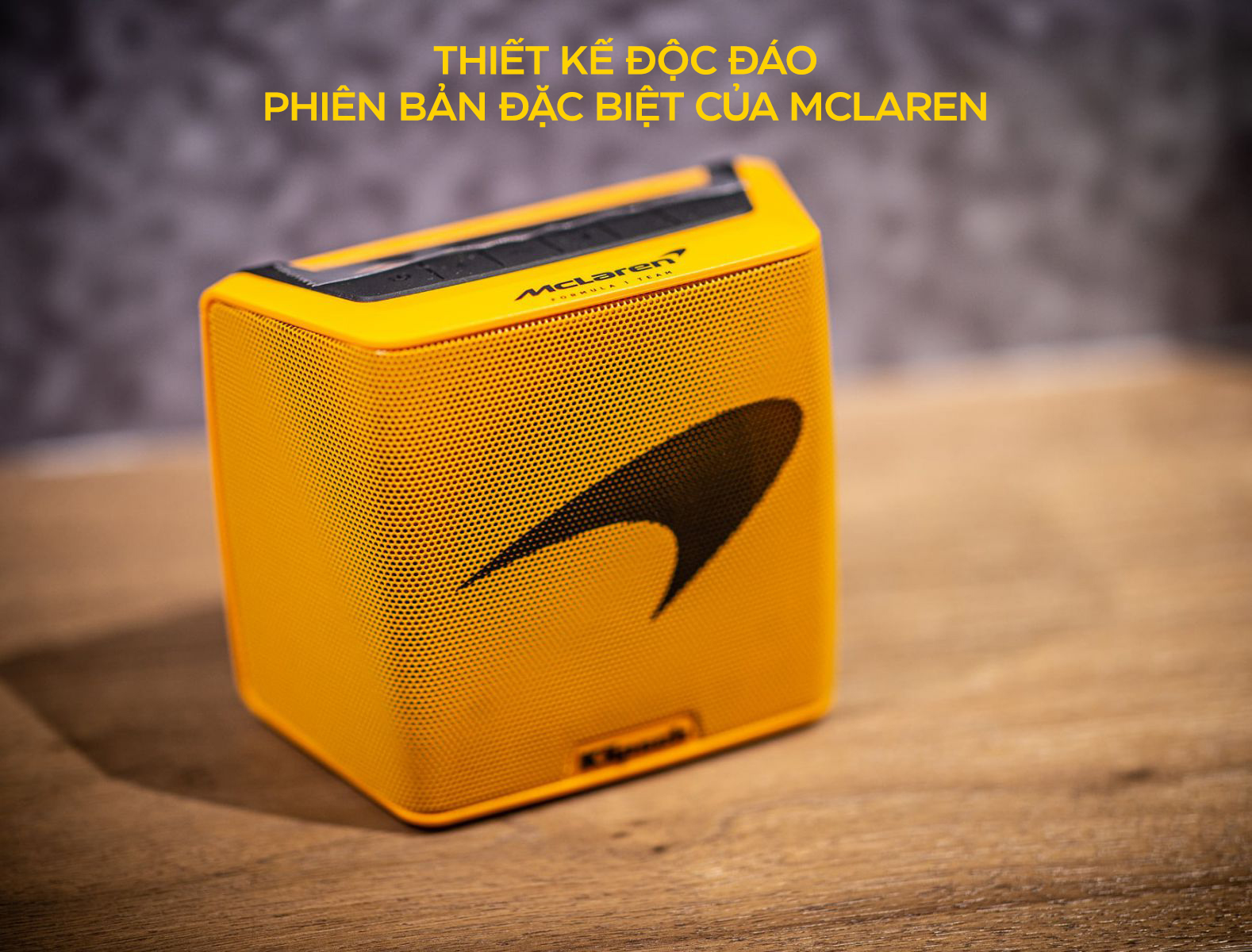 Loa di động Klipsch Groove McLaren - Màu vàng