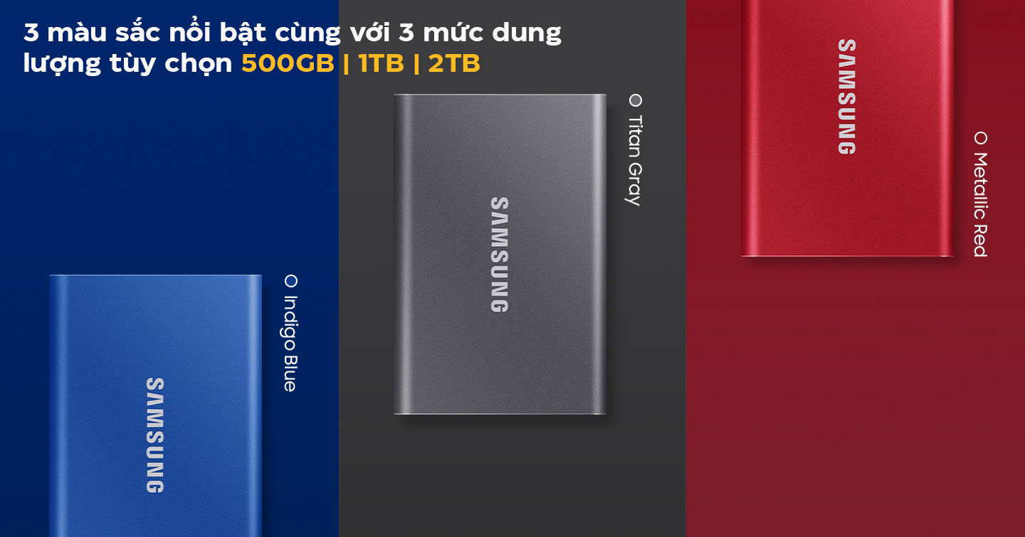 Ổ Cứng Di Động SSD Samsung T7 Portable
