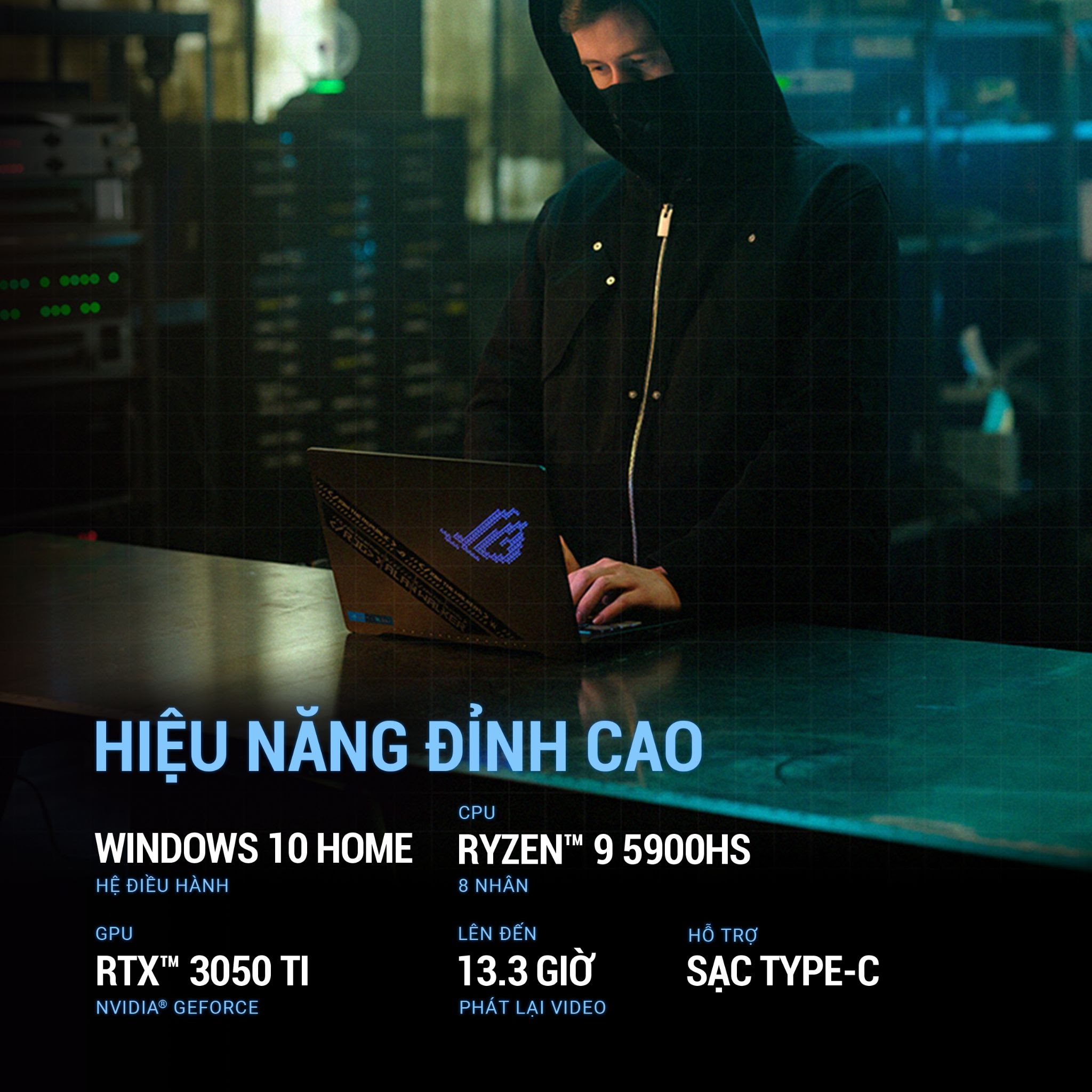 Laptop Asus Gaming ROG Zephyrus GA401QEC-K2064T 4