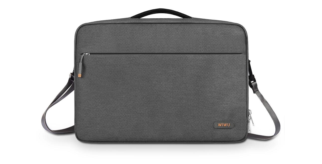 Cặp Laptop chống sốc WiWu Pilot Laptop Handbag 14 inch màu xám
