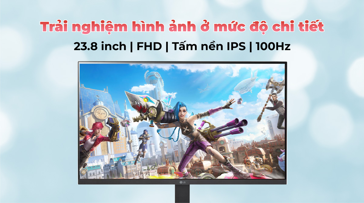 LG 24MR400-B cho trải nghiệm hình ảnh ở mức độ chi tiết