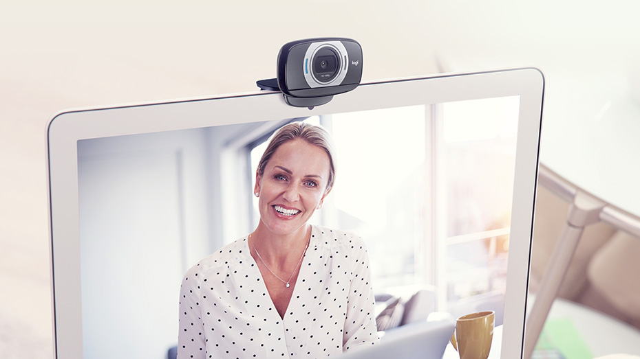 Webcam Logitech HD C615 cho hình ảnh sắc nét, full màn hình rộng