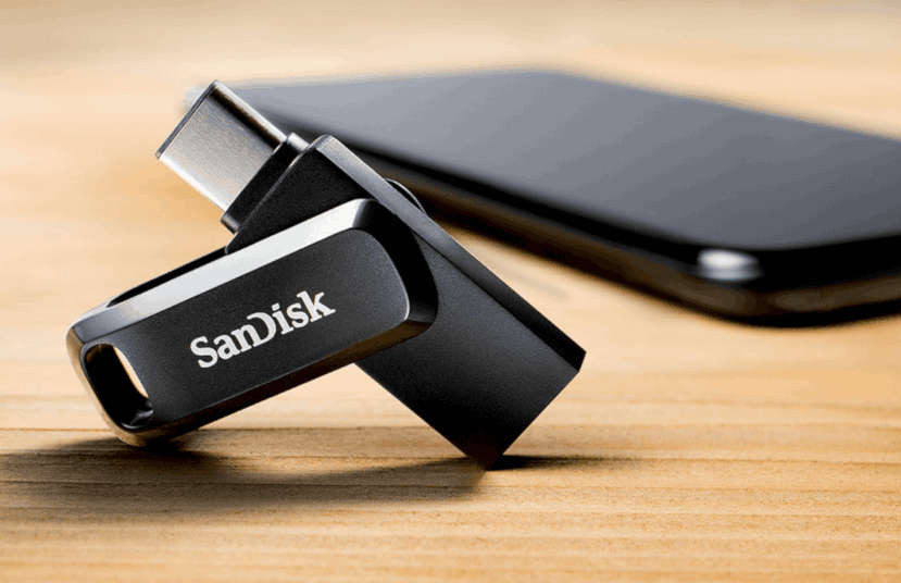 USB SanDisk128GB Ultra Dual Drive Go SDDDC3-128G-G46,USB Type C,USB3.1,màu đen 