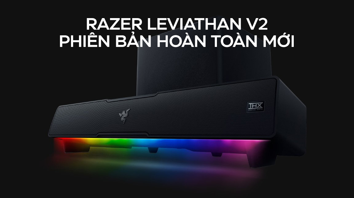 Loa Razer Leviathan V2 Bluetooth Gaming Speaker (RZ05-03920100-R3G1)