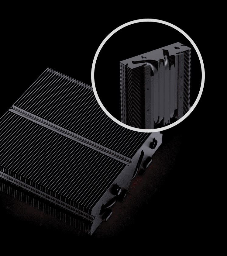 Tản nhiệt khí Jonsbo HX4170D Black (Kèm sẵn Backplate 1700 Jonsbo)