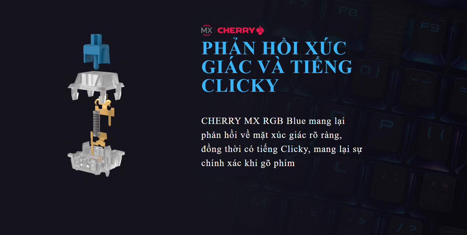 Bàn phím cơ Corsair K95 Platinum XT RGB Mechanical Gaming Cherry MX Blue Switch (CH-9127411-NA) 4