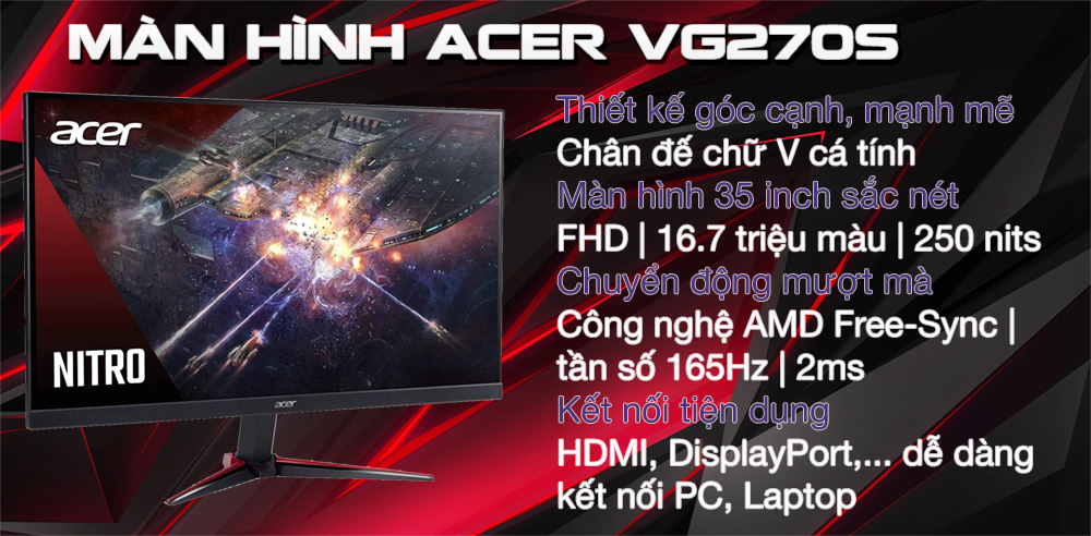 Màn hình Acer VG270S 1