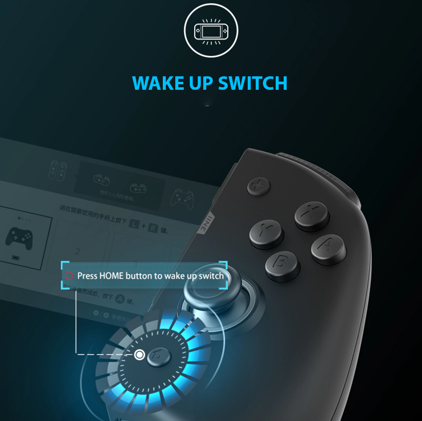 Tay cầm chơi game IINE Split Pad Pro Joycon cho Nintendo Switch, màu đen 6