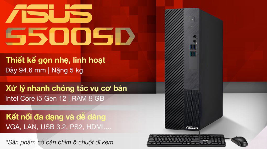 ASUS S500SD (S500SD-I512400EC)-