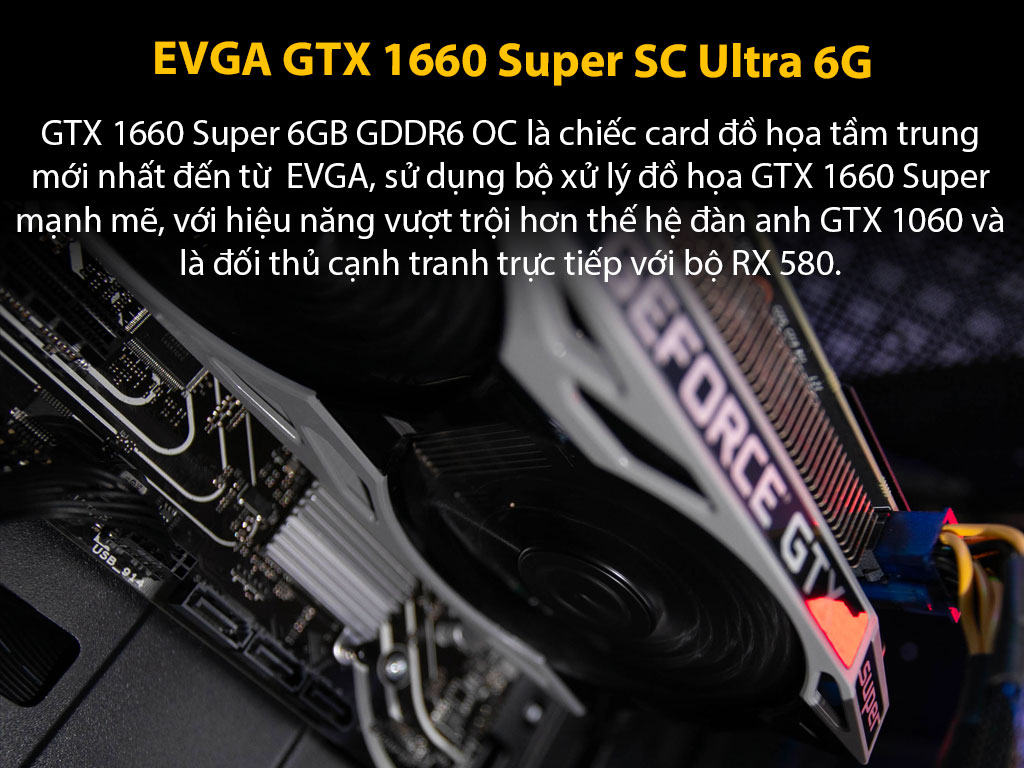 EVGA GTX 1660 Super SC Ultra 6G