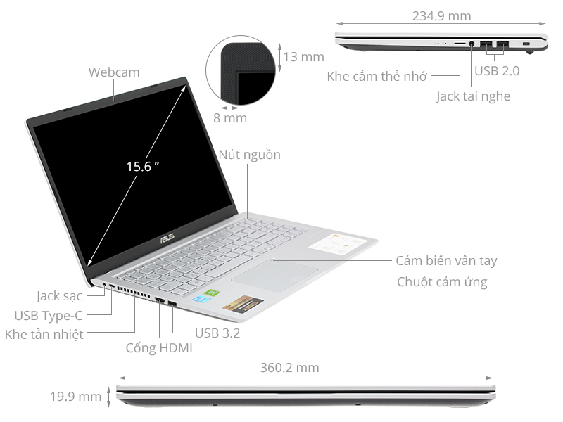 Laptop Asus VivoBook R565