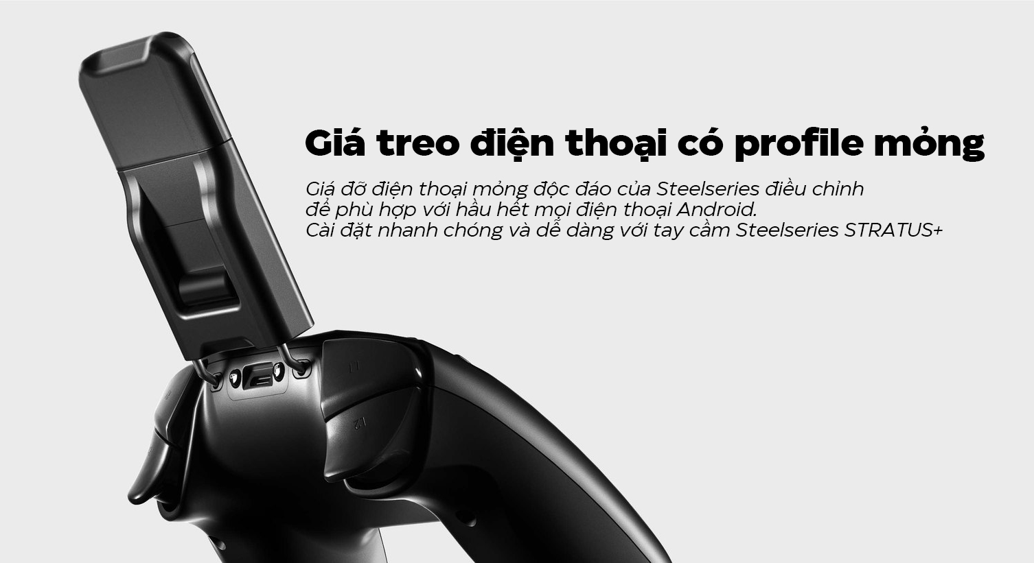 Tay Cầm Chơi Game Không Dây Steelseries STRATUS+ Controller for Android/PC