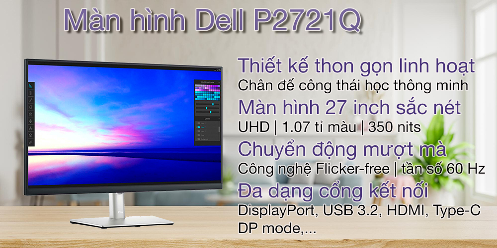 Màn hình Dell P2721Q 1