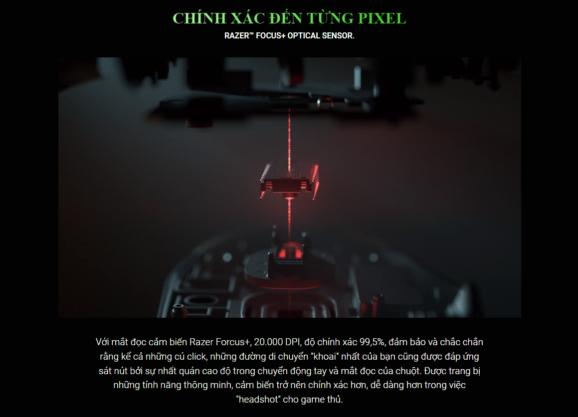 Chuột chơi game Razer Viper 8KHz (USB/RGB/Đen) (RZ01-03580100-R3M1) 4