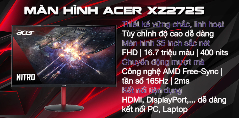 Màn hình Acer XZ272S 1
