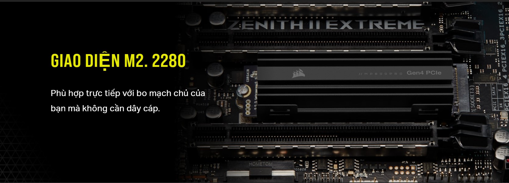 Ổ cứng SSD Corsair MP600 PRO M.2 2280 PCIe NVMe Gen 4x4