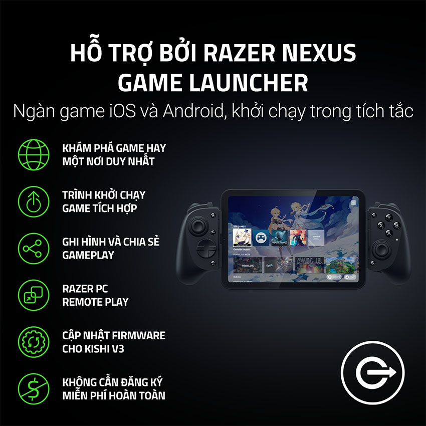Tay cầm chơi game Razer Kishi V3 Pro - USB C Gaming Controller for Android, iPhone, and iPad Mini 8