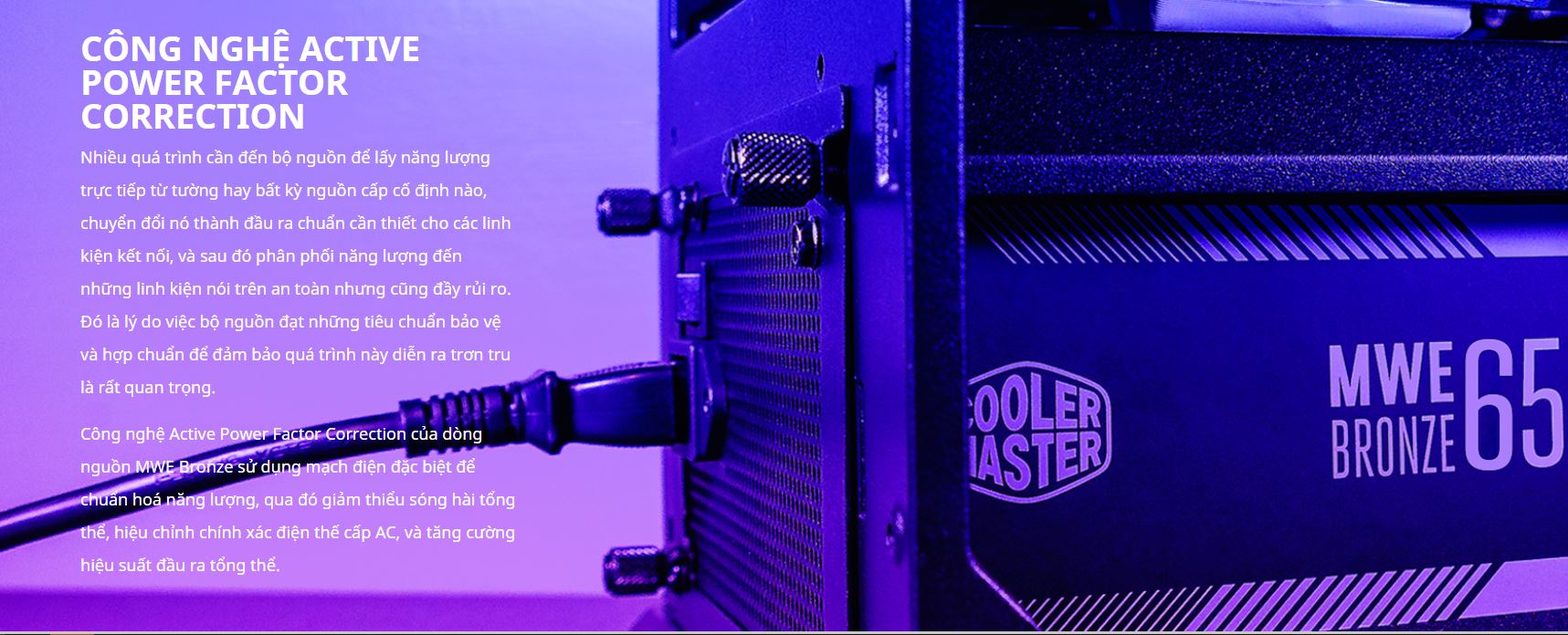Nguồn máy tính Cooler Master MWE Bronze V2 650w 80 Plus Bronze 3