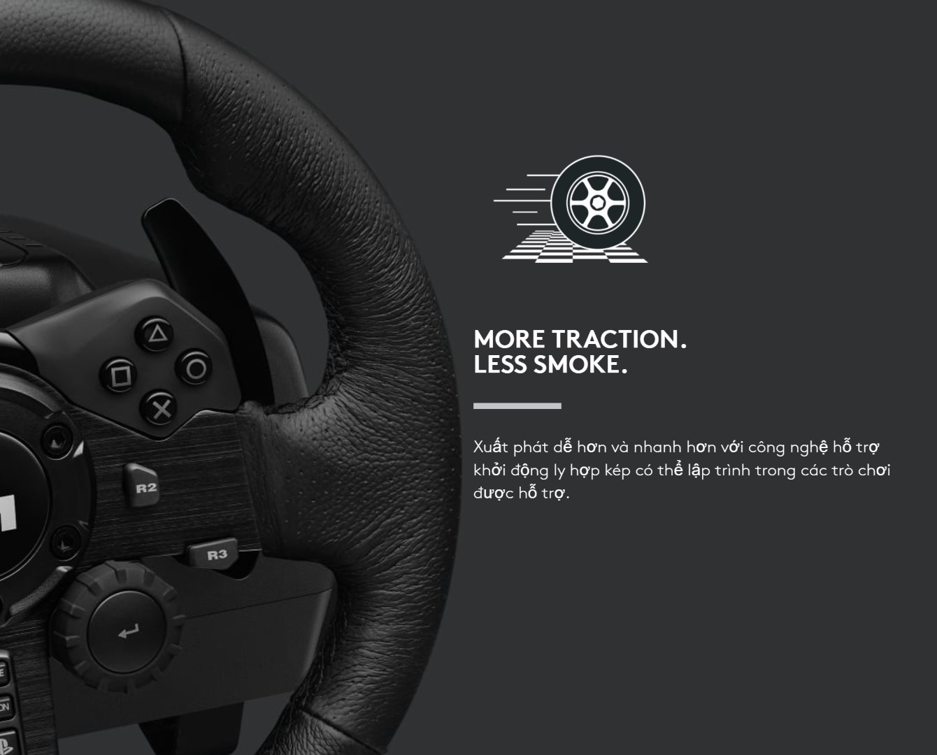 Vô Lăng Chơi Game - Logitech G923 TrueForce cho Xbox/PlayStation/PC (đi kèm Pedal)