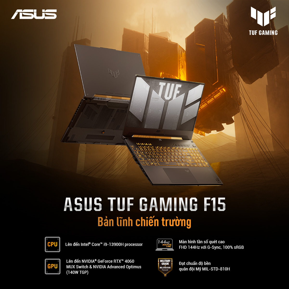 Laptop Asus Gaming TUF FX507VV-LP157W ảnh 1