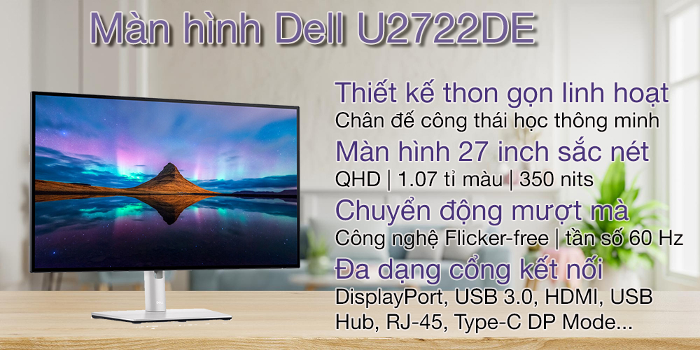 Màn hình Dell U2722DE 1