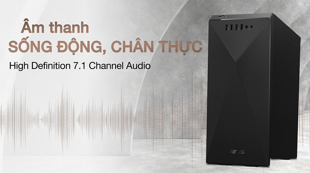 hệ thống Audio 7.1 của pc asus