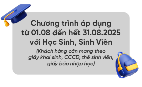 Điều kiện áp dụng chương trình khuyến mại Back to School 2025