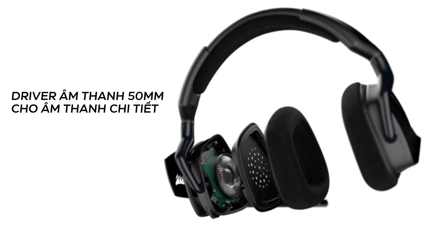 Tai nghe chơi game Corsair VOID ELITE Surround 7.1 Carbon - CA-9011205-AP