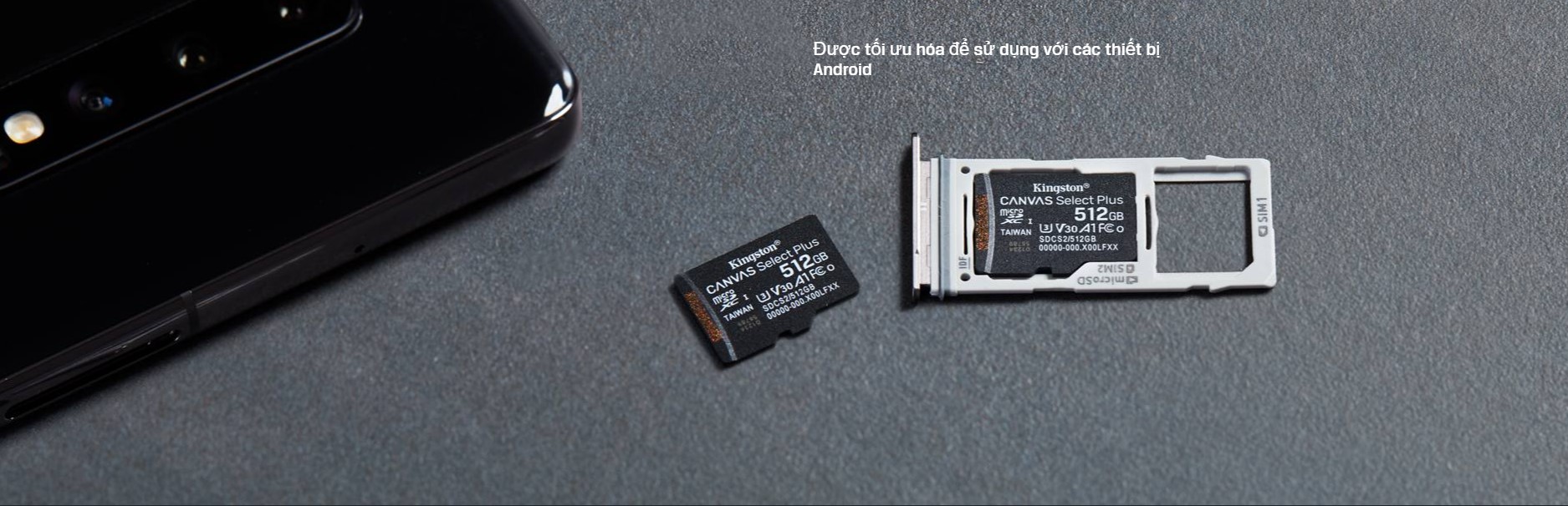 hẻ Nhớ Kingston 128GB MicroSD Select Pls 100R Class 10 SDCS2/128GBSP