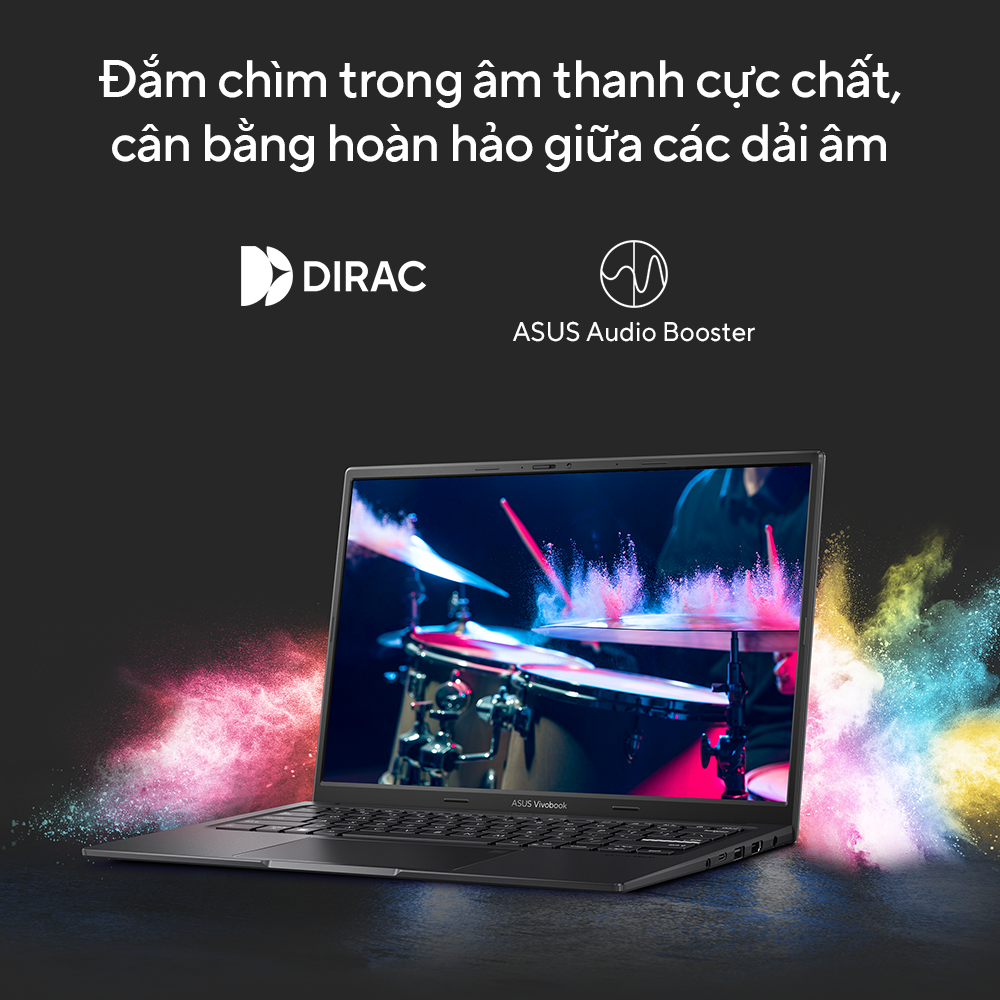 Laptop Asus VivoBook 14X OLED K3405ZF-KM184W  (i5 12500H/16GB RAM/512GB SSD/14 2.8K/RTX2050 4GBWin11/Bạc) ảnh 3