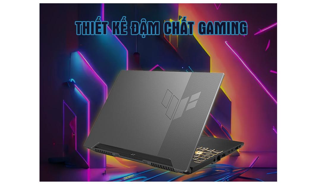 Laptop Asus Gaming TUF FX507ZC4-HN099W (i7 12700H/8GB RAM/512GB SSD/15.6 FHD 144hz/RTX 3050 4GB/Win11/Xám) ảnh 1