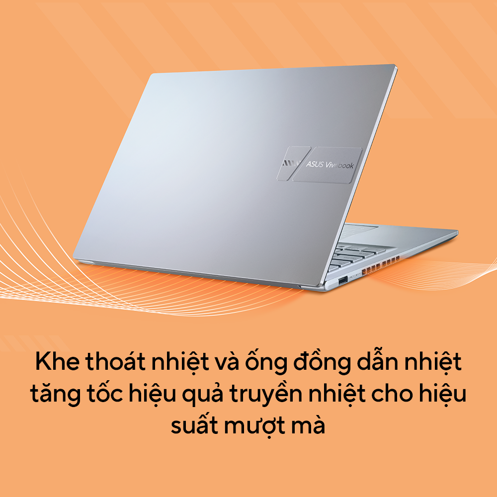 Laptop Asus VivoBook M1405YA-KM047W (R5 7530U/8GB RAM/512GB SSD/14 Oled/Win11/Bạc)  ẢNH 7