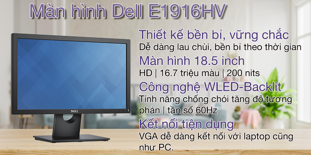 Màn hình Dell E1916HV 1