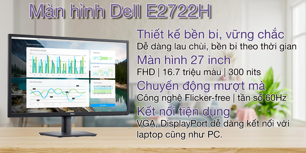 Màn hình Dell E2722H 1