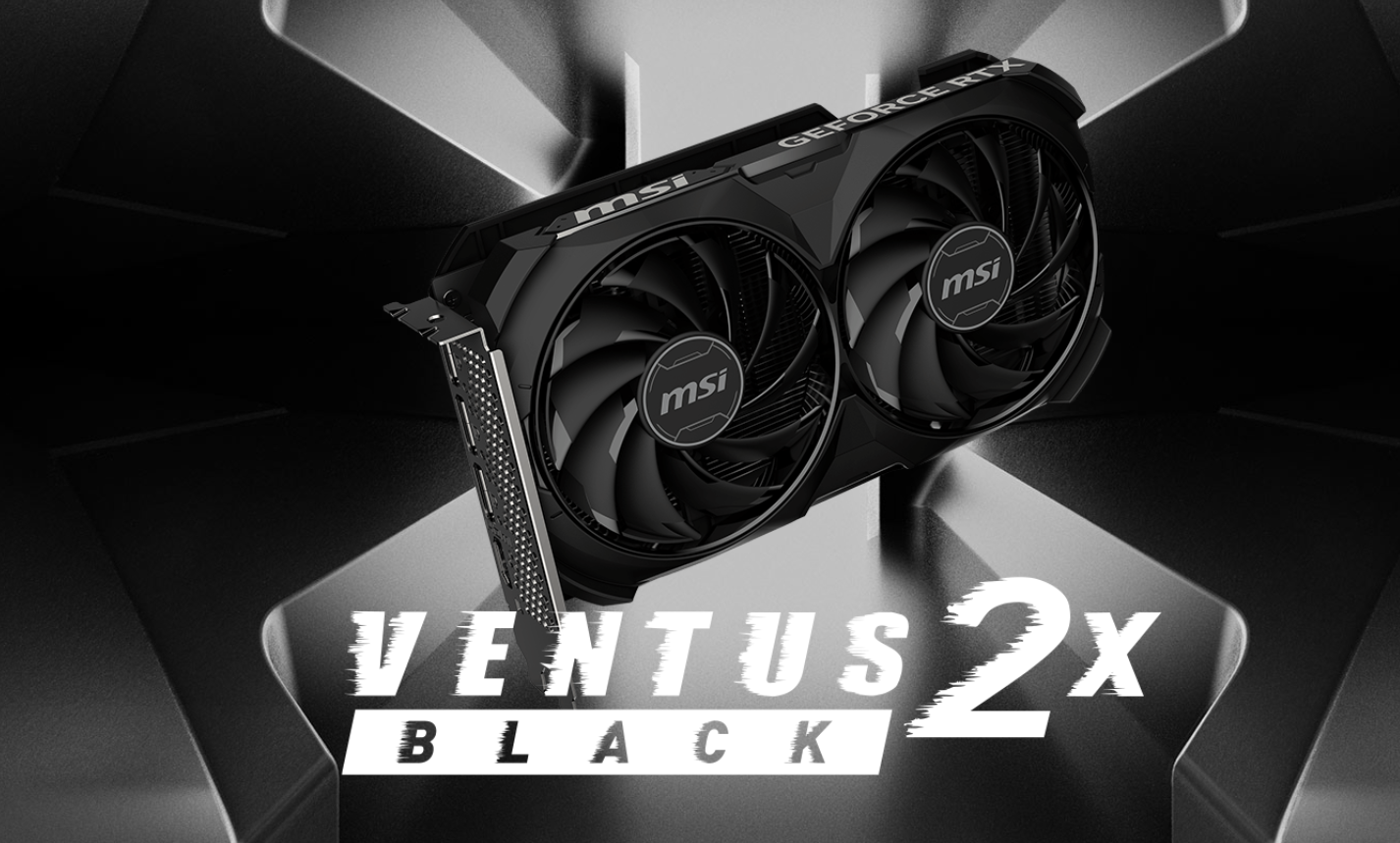 Card màn hình MSI RTX 4060 VENTUS 2X BLACK 8G OC