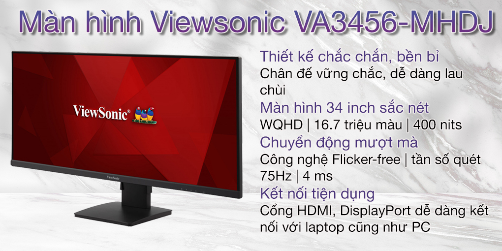 Màn hình Viewsonic VA3456-MHDJ 1