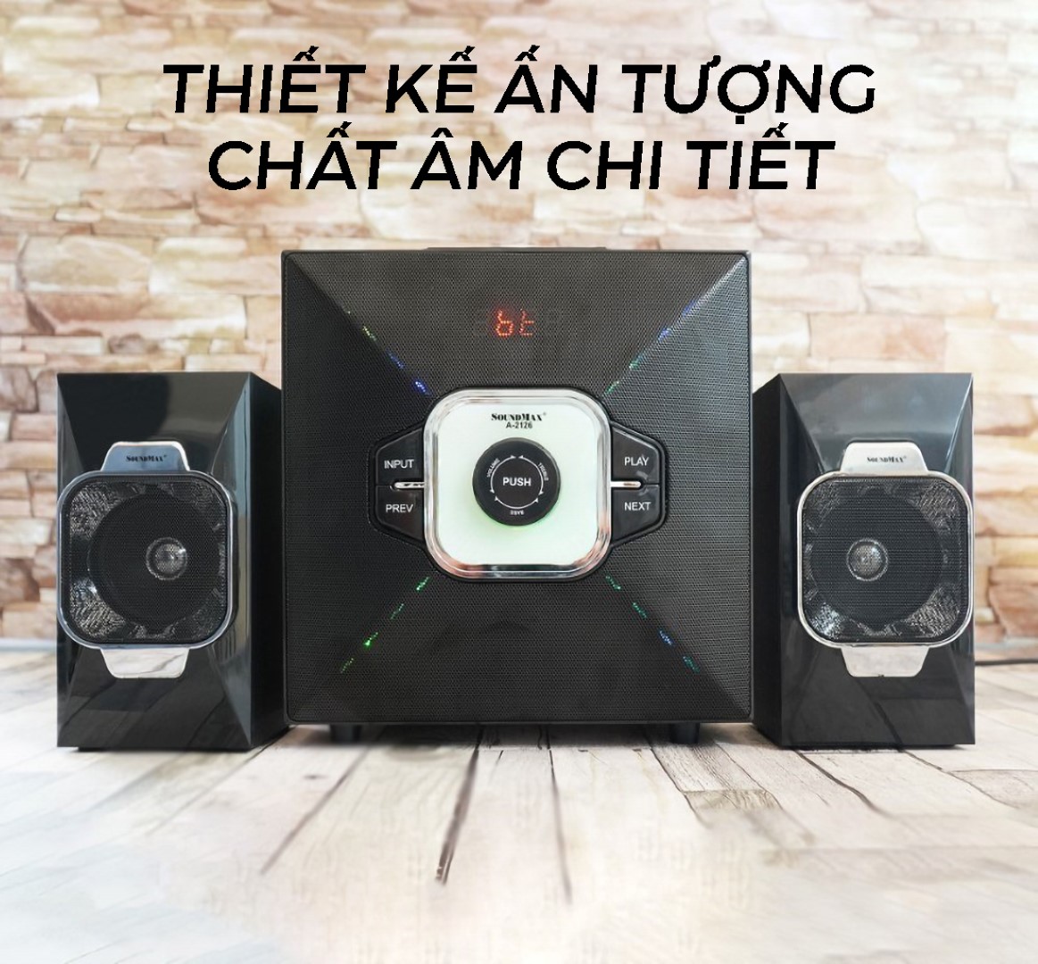LOA VI TÍNH SOUNDMAX A2126 - 2.1