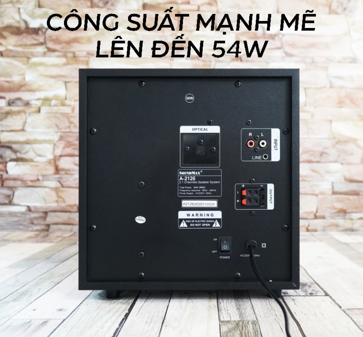 LOA VI TÍNH SOUNDMAX A2126 - 2.1