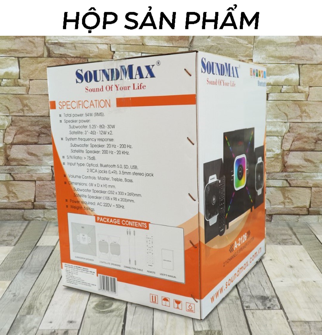 LOA VI TÍNH SOUNDMAX A2126 - 2.1