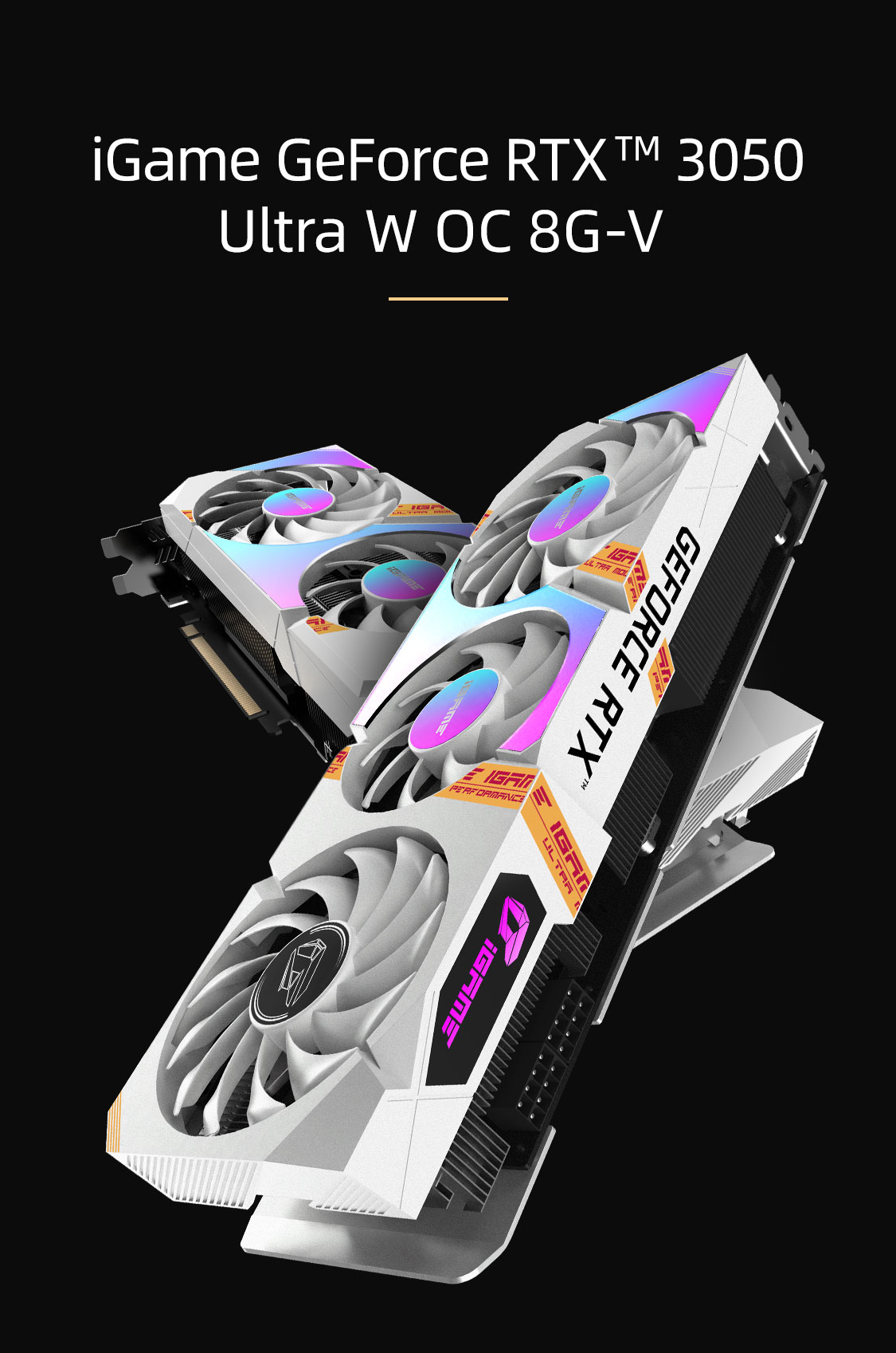 Card màn hình Colorful RTX 3050 iGame Ultra W OC 8G-V
