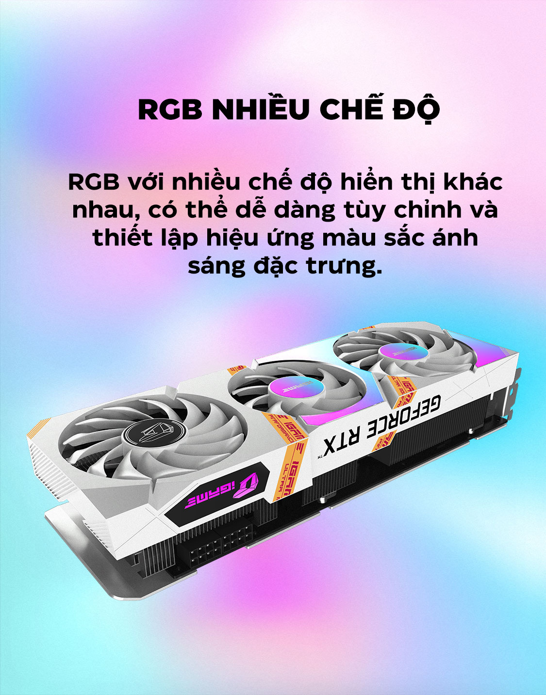 Card màn hình Colorful RTX 3050 iGame Ultra W OC 8G-V