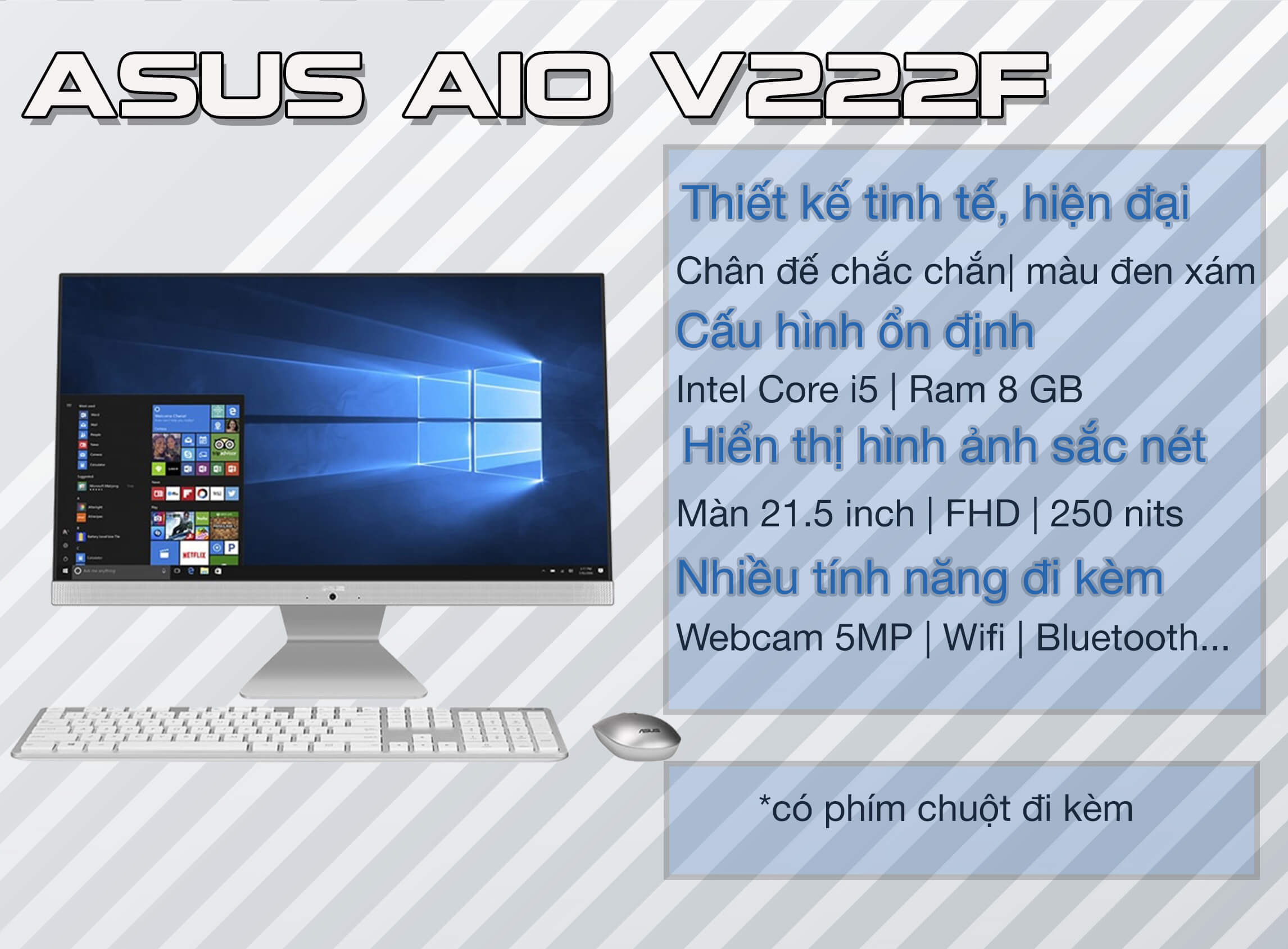 PC Asus All in One V222F 1