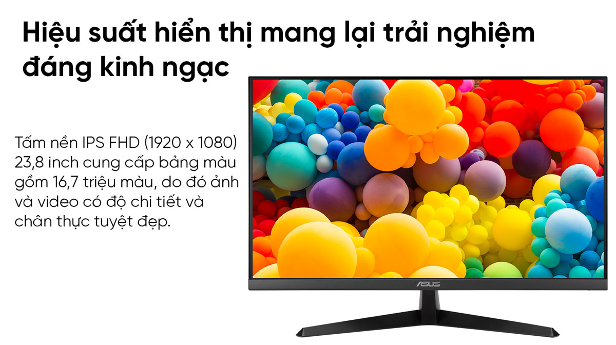 Hiệu suất hiển thị của màn hình ASUS VY249HGR