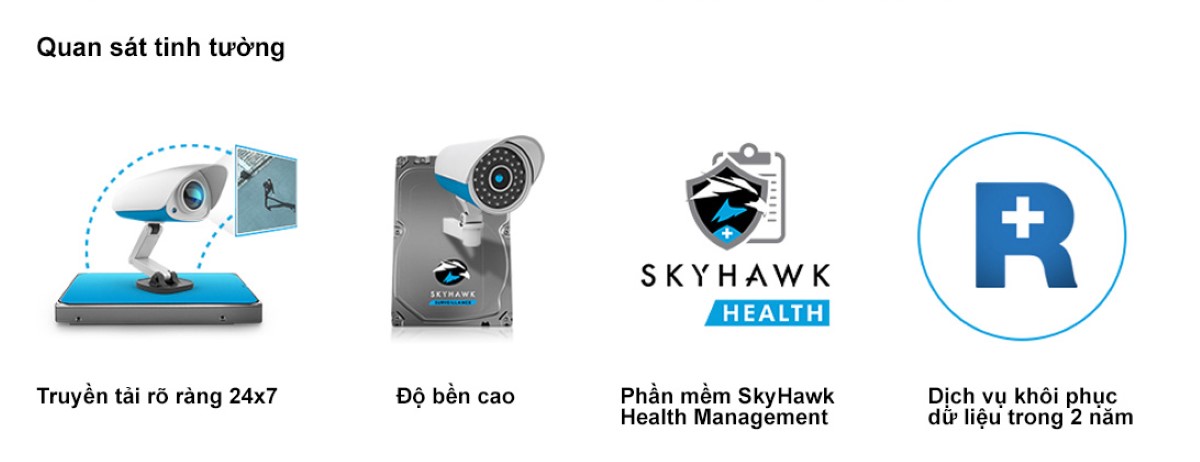 Ổ cứng HDD Seagate SkyHawk SURVEILLANCE 3TB