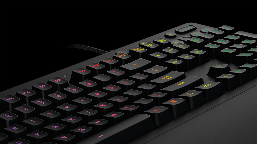 Thiết kế phím của Bàn phím cơ Logitech G213 Prodigy RGB Gaming
